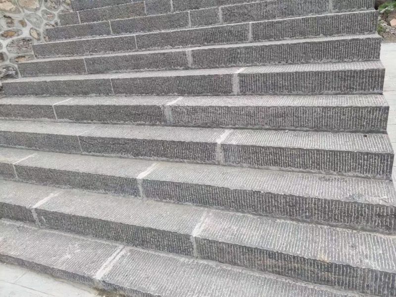 仿古青石攢道面臺階石適用于古建寺廟建設(shè)