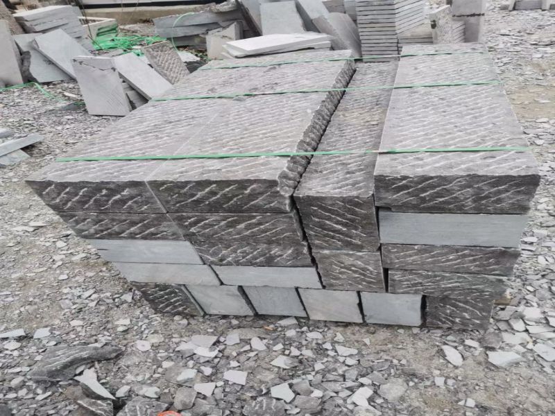 仿古青石攢道面臺(tái)階石適用于古建寺廟建設(shè)